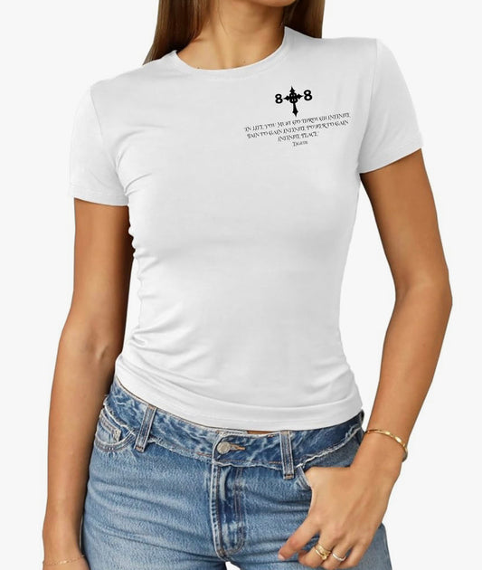 Womens White Original Tee